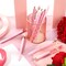 9 Pcs Ballpoint Pens Set Metal Crystal Diamond Glitter Pens for Journaling Black Ink Pretty Cute Things Fancy Stationery Gifts for Women Girls Birthday Home Office Desk(Pink)